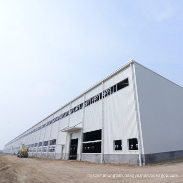 Logistic Storage Steel Structure Building Workshop With Decoration Fiberglass Panel